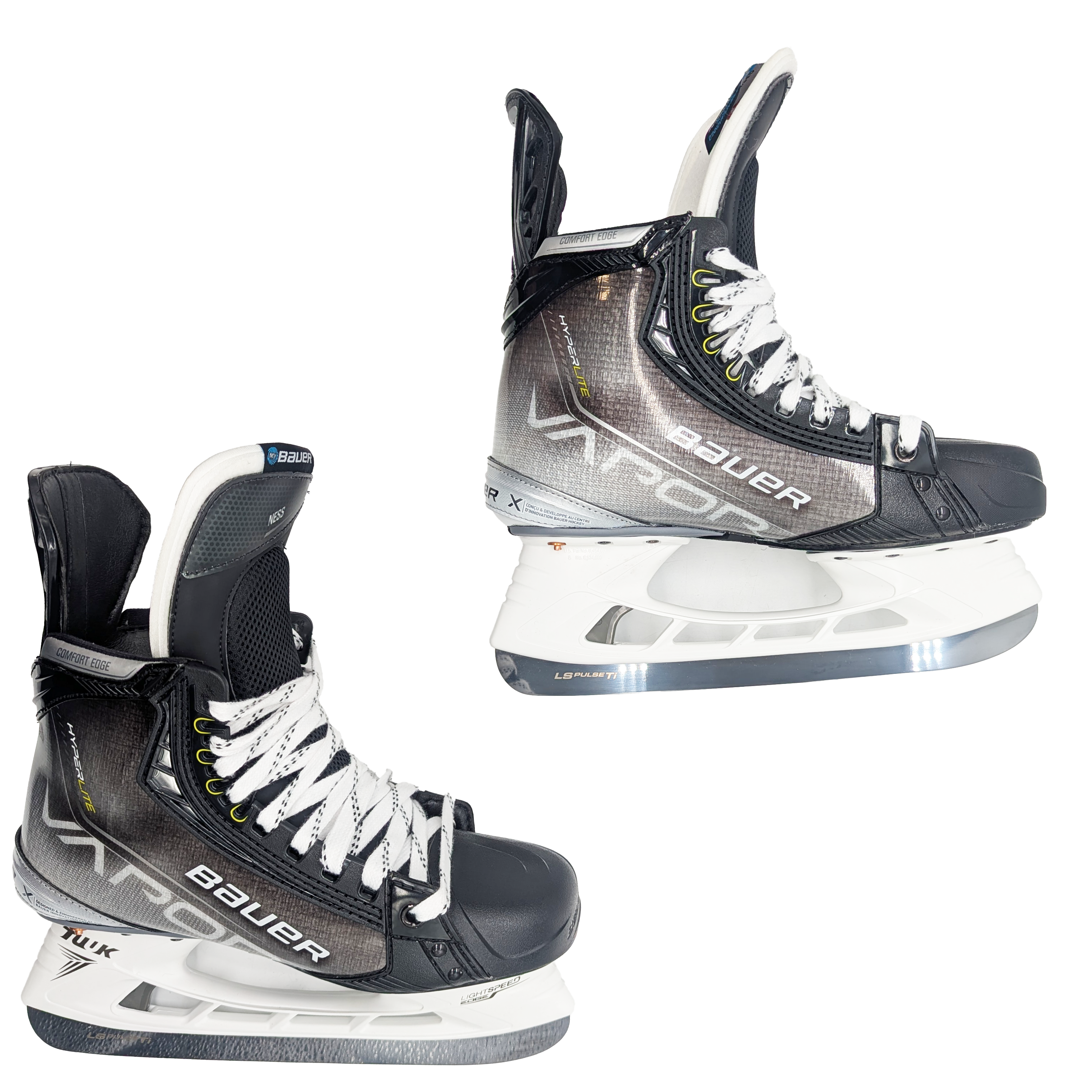 Patins de hockey Bauer Vapor Hyperlite – AHL Pro Stock – Taille 8,5